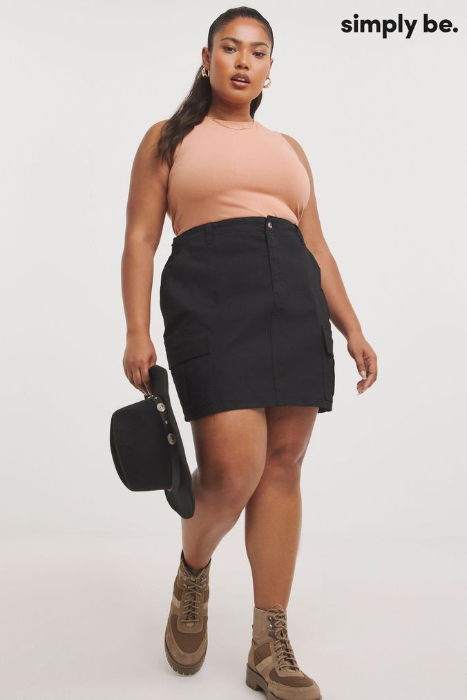 Plus size utility sale skirts