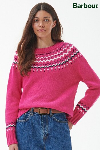 Barbour® Pink Tidal Knit Jumper (162431) | £85