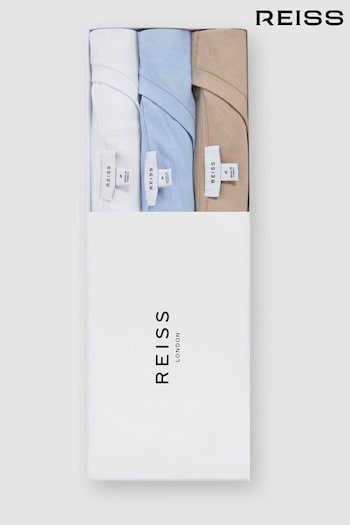 Reiss Neutral Bless 3 Pack Crew Neck T-Shirts (162570) | £78