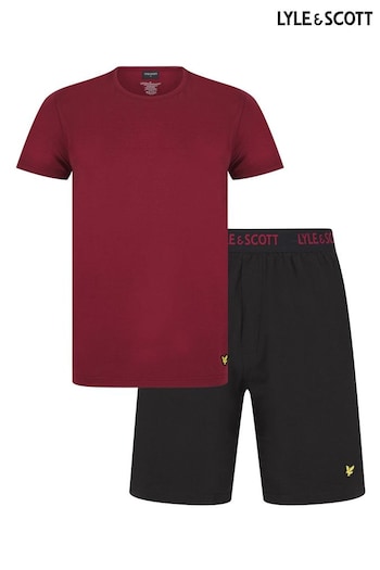 Lyle & Scott Charlie Red Loungewear Set (162701) | £36
