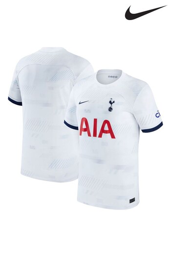 Nike White Tottenham Hotspur Home Stadium Shirt 2023-24 (162737) | £60