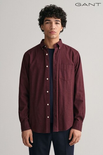 GANT Regular Fit Flannel Melange Shirt (162757) | £120