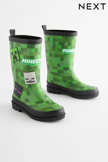 Green Minecraft Tall Wellies (162800) | £21 - £23