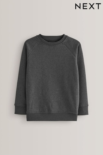Charcoal 1 Pack Crew Neck School Sweater (3-16yrs) (162853) | £6 - £12