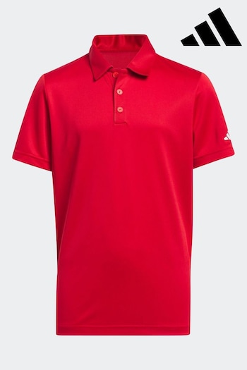 adidas Golf Red Perf Polo Shirt (162893) | £23