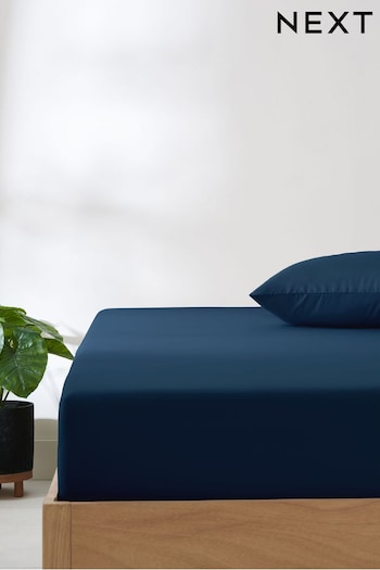 Navy Blue Extra Deep Fitted Simply Soft Microfibre Sheet (163161) | £10 - £16