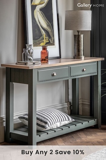 Gallery Home Moss Leroy 2 Drawer Console (163206) | £585