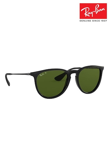 Ray-Ban Erika Polarised Lens black Sunglasses (163456) | £158