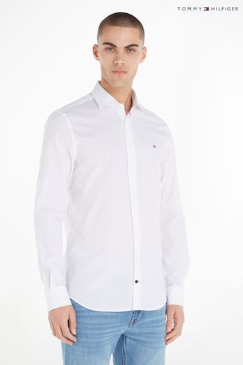 Tommy Casual Hilfiger Flex Poplin White Shirt (163636) | £75