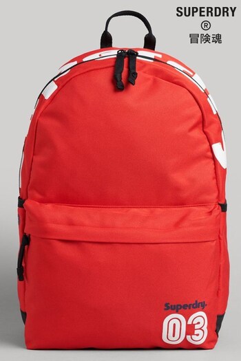 Superdry Red Vintage Terrain Montana Backpack (163785) | £40
