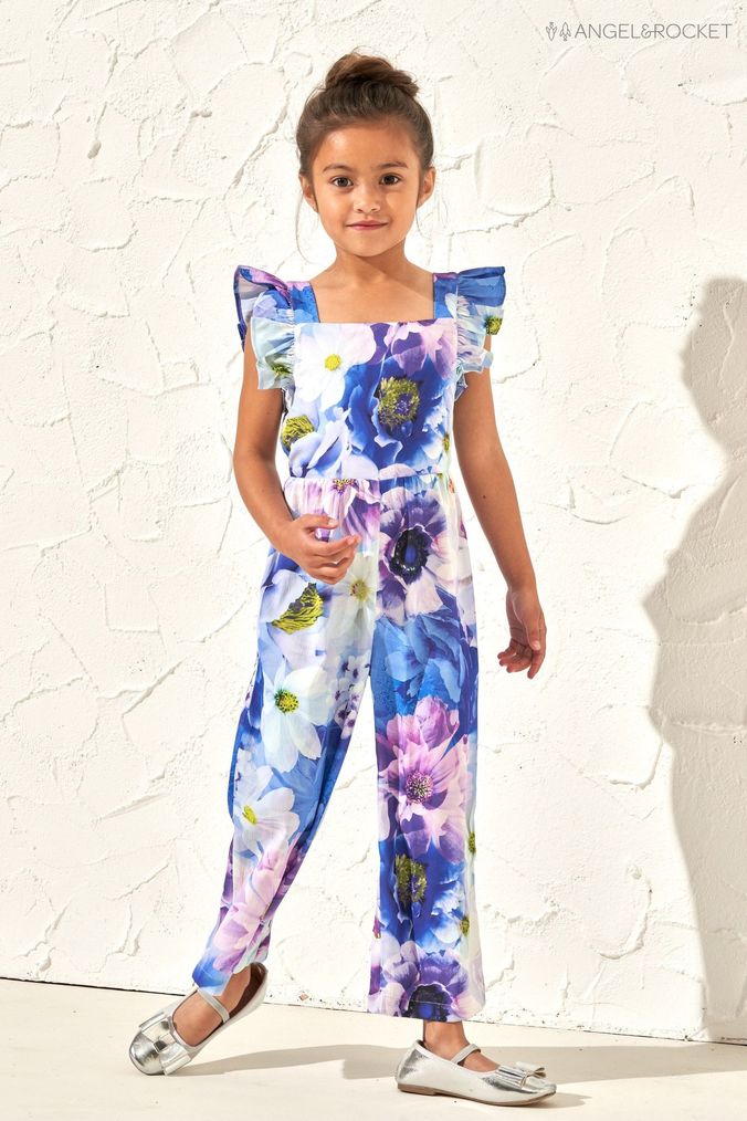 Girls purple jumpsuit new arrivals