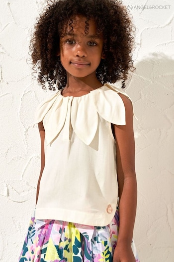 Angel & Rocket Cream Margaux Petal Top (164143) | £22 - £29