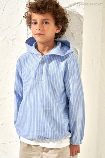 Angel & Rocket Blue Leo Stripe Hoodie (164393) | £24 - £28