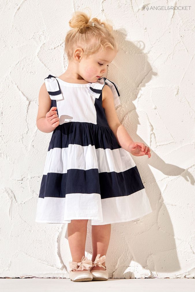 Girls Sleeveless Stripe Dresses Next UK