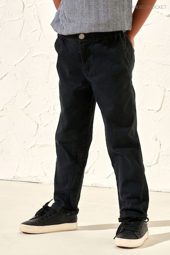 Angel & Rocket Grey Oscar Smart Washed Chino Print Trousers (164693) | £26 - £32