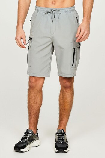 Alessandro Zavetti Grey Baresi Cargo Shorts (164892) | £50