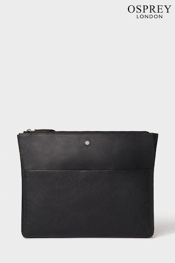 OSPREY LONDON Business Class Leather Tech Sleeve (165081) | £125