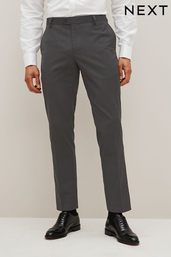 Charcoal Grey Slim Suit Trousers Shirt (165460) | £35