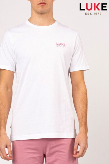 Luke 1977 Back 4 Mix White T-Shirt (165619) | £35
