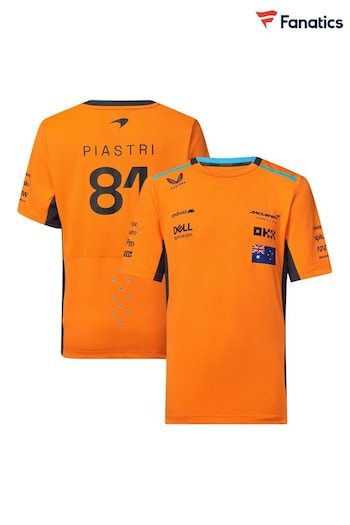 Fanatics Orange  McLaren 2023 Team Oscar Piastri Set Up T-Shirt (165643) | £22.50