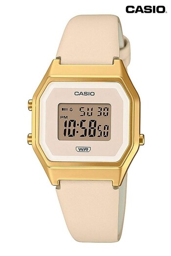 Casio 'Collection' Gold, Cream and Champagne Stainless Steel Quartz Watch (166089) | £50