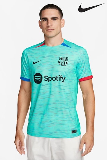 Nike Blue FC Barcelona Stadium 23/24 Third Football Shirt (166110) | £80