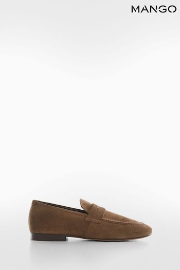 Mango Suede Leather Moccasin Shoes (166551) | £55