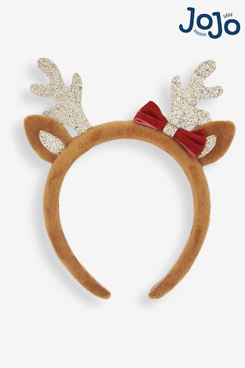 JoJo Maman Bébé Brown Reindeer Headband (166700) | £8.50