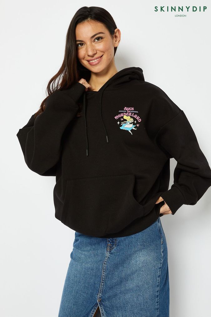 Skinny discount black hoodie