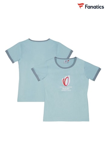 Fanatics Blue Rugby World Cup 2023 Logo T-Shirt Womens (166949) | £20