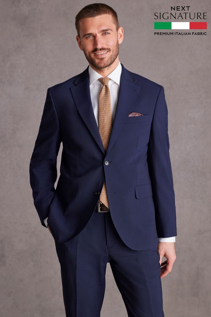 Next mens navy store suit