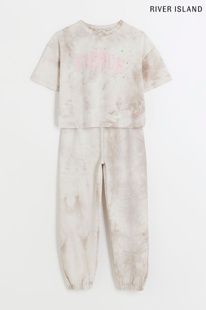 Tie dye jogger set girls 2025