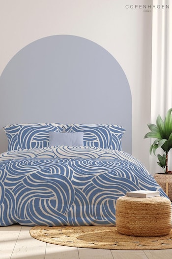 Copenhagen Home Blue Sofia Duvet Cover Set (167131) | £16 - £32