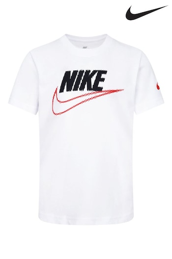 Nike White Little Kids Futura T-Shirt (167245) | £16