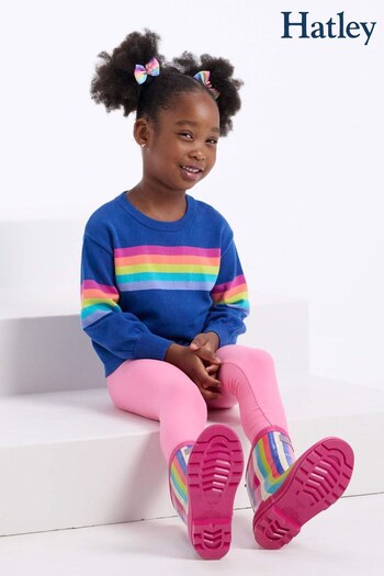 Hatley Blue Groovy Stripes Pullover Sweater (167442) | £32