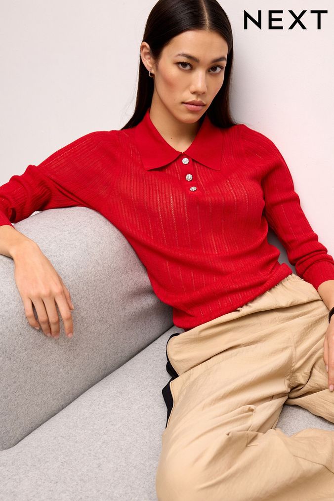 Buy Women s Red Jumpers Online Next UK