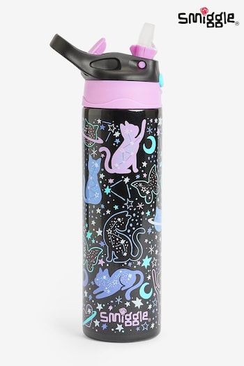 Smiggle Purple Wild Side Insulated Stainless Steel Flip Drink Bottle 520Ml (167854) | £17