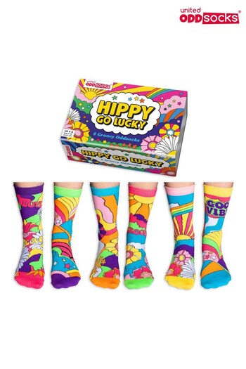 United Odd Socks Multi Floral Festival Hippy Go Lucky Socks (168042) | £16