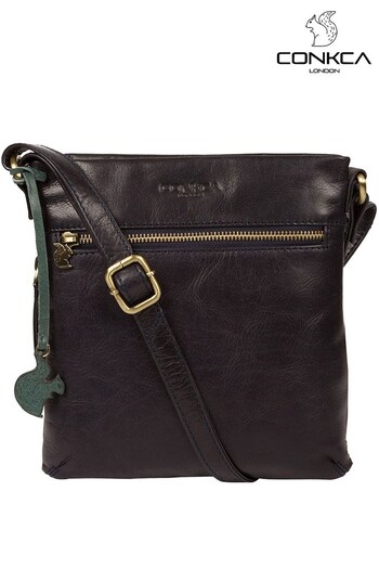Conkca Yayoi Leather Cross-Body Bag (168198) | £49