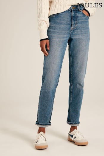 Joules Mid Blue Straight Leg Jeans Knit (168250) | £59.95