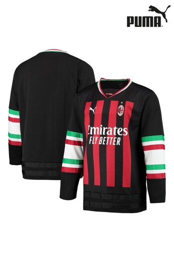 Puma Black AC Milan Oversize Winter Jersey (168720) | £90