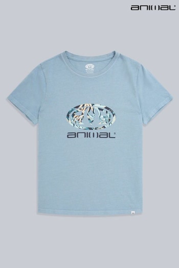 Animal Blue Carina Womens Organic Graphic T-Shirt (168741) | £25