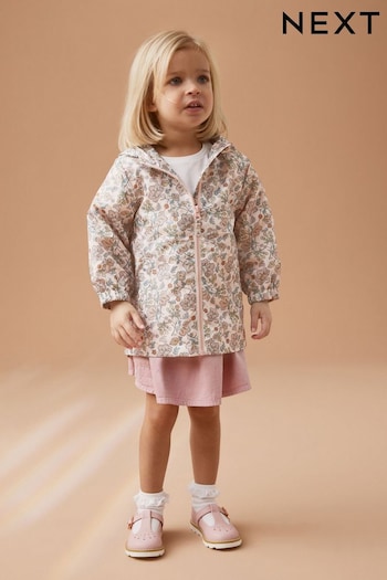 Pink Ditsy Shower Resistant Printed Cagoule (3mths-7yrs) (168890) | £14.50 - £18.50