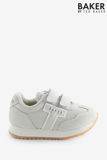 Baker by Ted Baker Hose Stone Suede Logo Trainers (169282) | £38