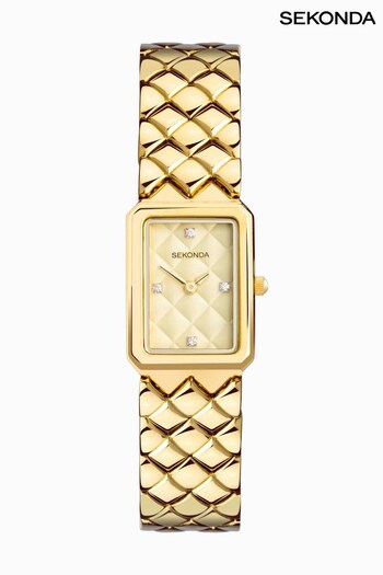 Sekonda Ladies Gold Tone Lunar Alloy Bracelet Watch (169361) | £80