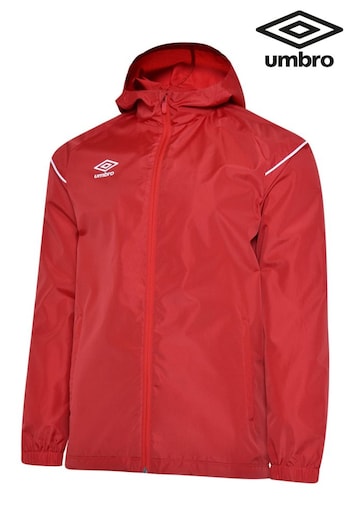 Umbro Red Junior Hooded Shower Jacket (170305) | £38