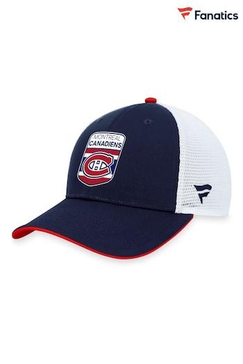 Fanatics Blue NHL New York Rangers Authentic Pro Draft Structured Trucker Podium Cap (170336) | £28