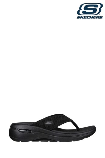 Skechers Black Go Walk Arch Fit Luminous Sandals (170444) | £62