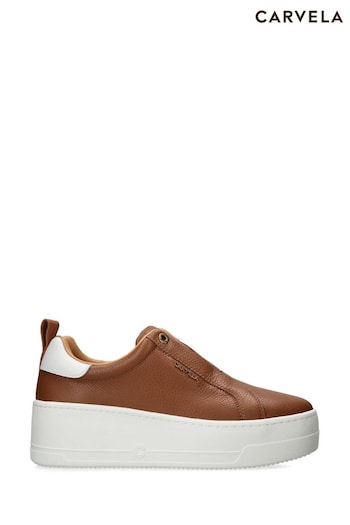 Carvela Natural Connected Laceless Trainers (170762) | £139