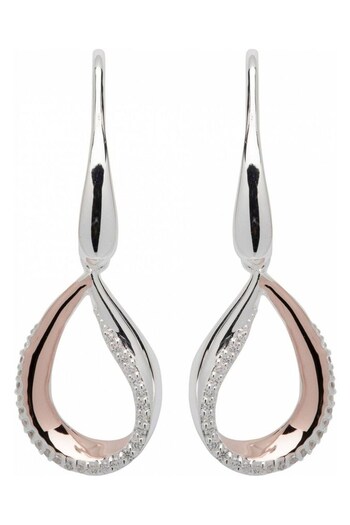 Unique & Co Ladies Collection Silver Tone Earrings (170851) | £85